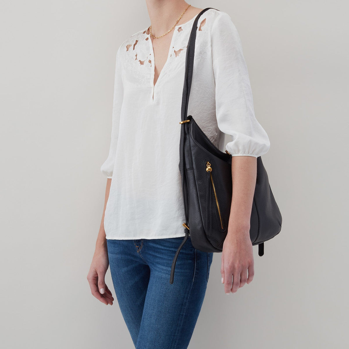 Merrin Convertible Backpack In Pebbled Leather - Taupe | HOBO