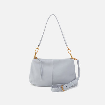 Advance Shoulder Bag In Pebbled Leather - Blue Pearl | HOBO