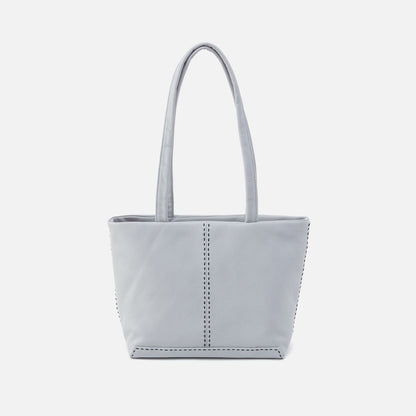 Austin Tote In Pebbled Leather - Blue Pearl | HOBO