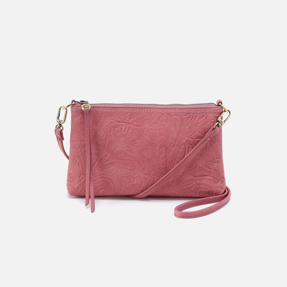 Darcy Crossbody In Tooled Embossed Leather - Mauve Tooled Emboss | HOBO