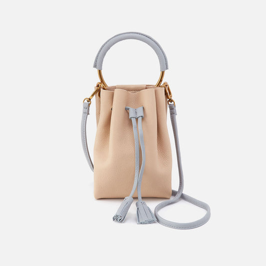 Eden Phone Crossbody In Pebbled Leather - Linen | HOBO