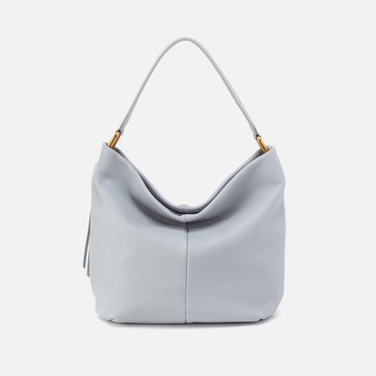 Harley Hobo In Pebbled Leather - Blue Pearl | HOBO