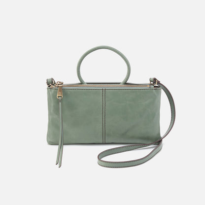 Sable Crossbody In Polished Leather - Jade | HOBO