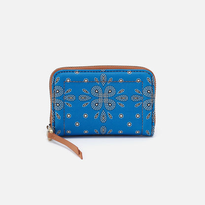 Soma Small Wallet In Coated Canvas - Blue Journey Bandana | HOBO