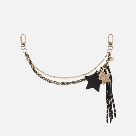 Stardust Bag Swag in Pebbled Leather - Black | HOBO