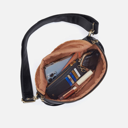 Hunter Medium Belt Bag In Buffed Leather - Whiskey | HOBO